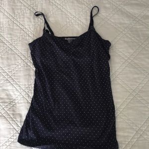 Motherhood Navy & polkadot nursing tank